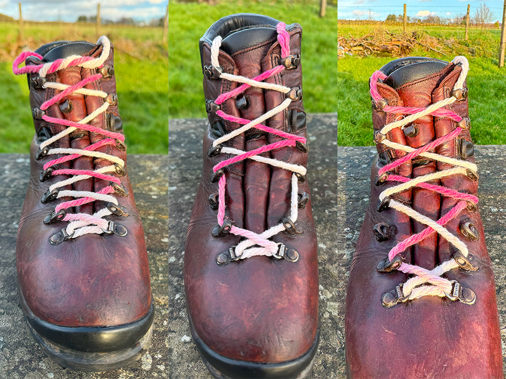 Endless Leather lacing - Same technique, multiple styles and uses