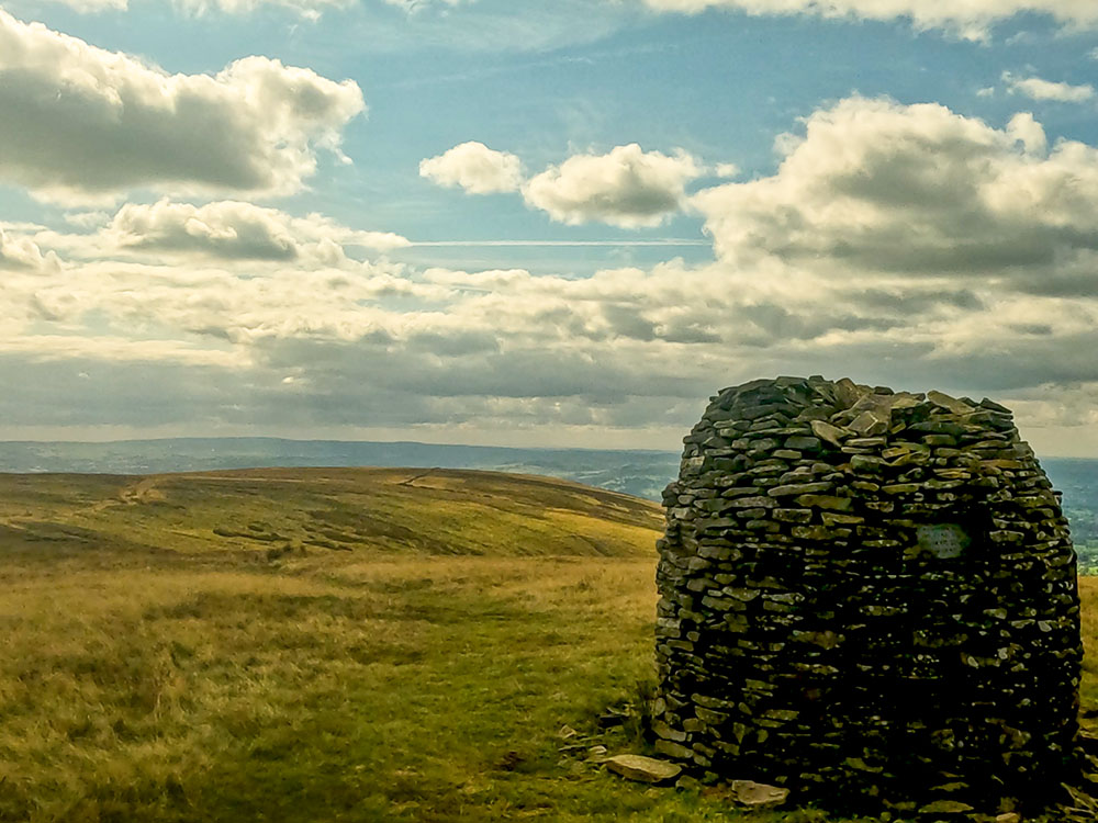 The Scout Cairn on Pendle Hill