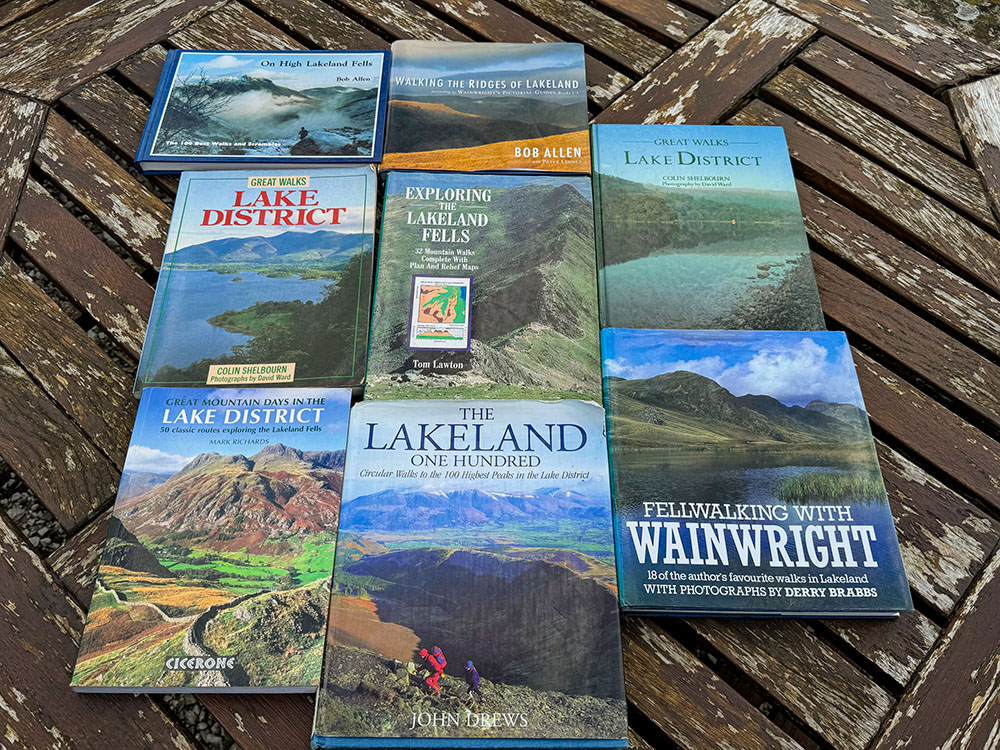 A selection of full-day walks in Lake District walking books