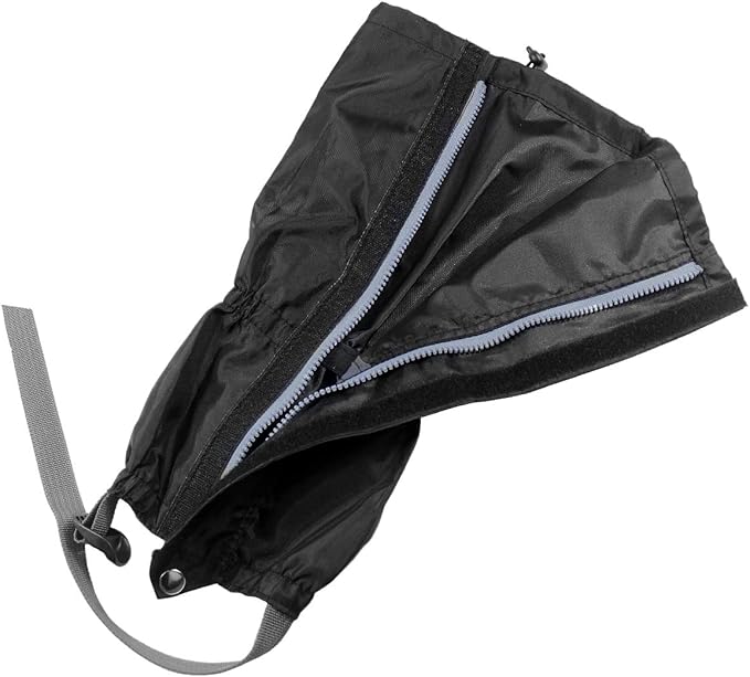 Natuce Hiking Gaiters - rear showing full length zip and Velcro