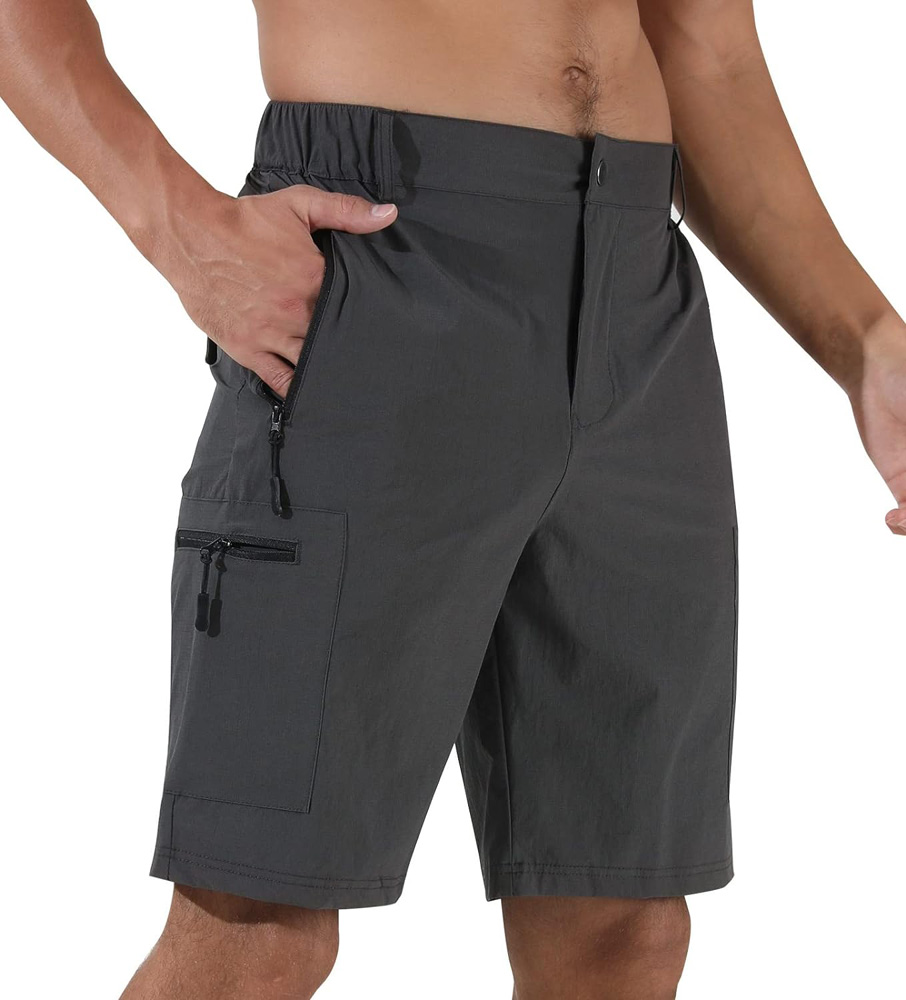 Suwangi Men's Cargo Hiking Shorts - Front
