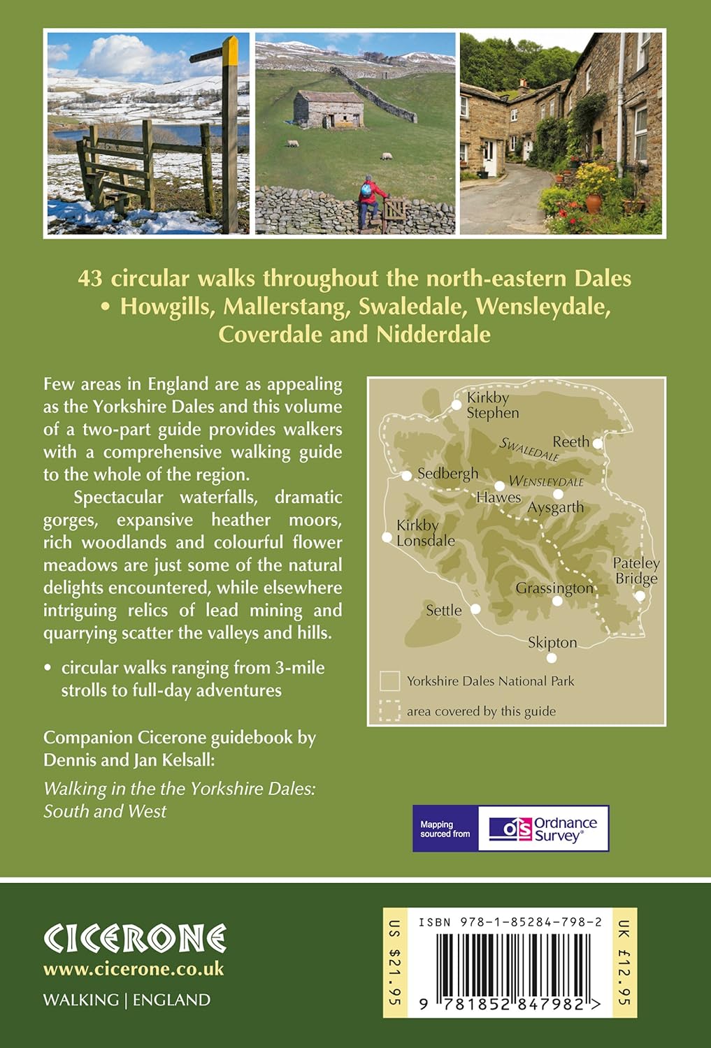 Walking in the Yorkshire Dales: North and East Walks - back