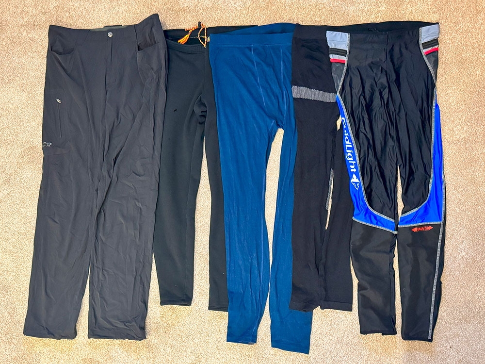 A selection of base layers