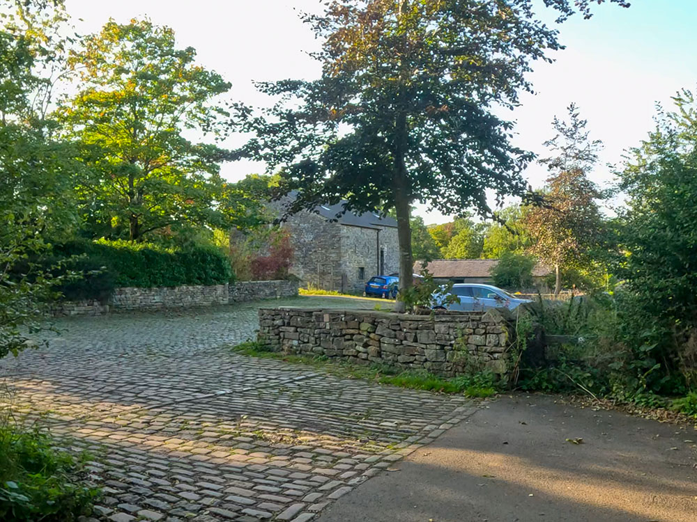 Entering back into the car park at Downham