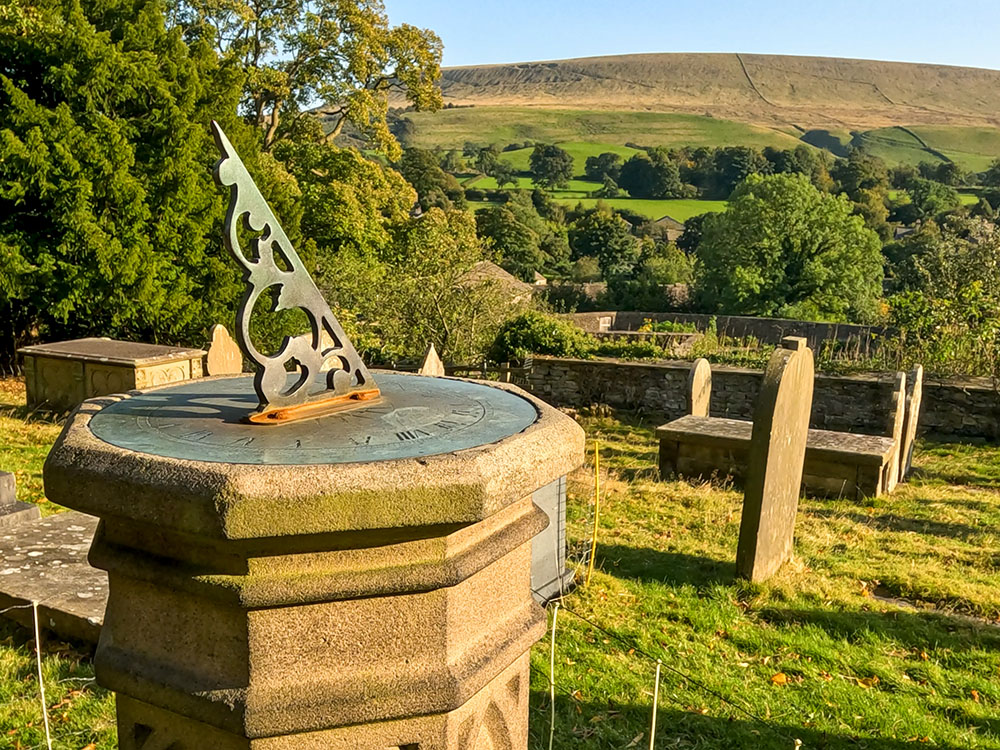 Sundial at St Leonard's Church in Downham