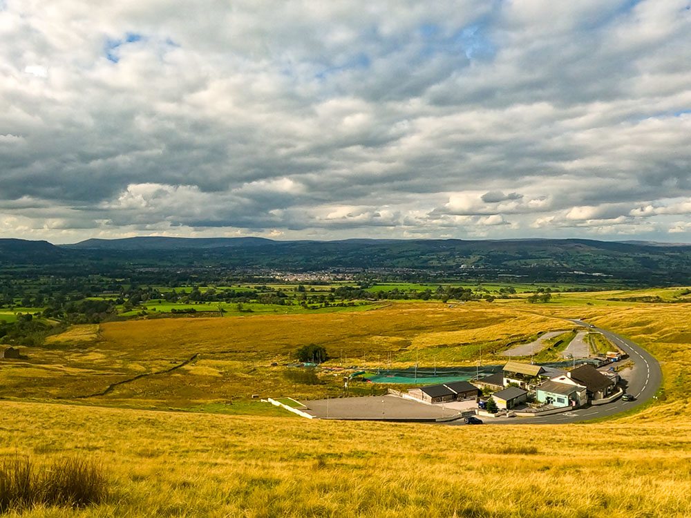 Looking back over the Wellsprings to Clitheroe and beyond